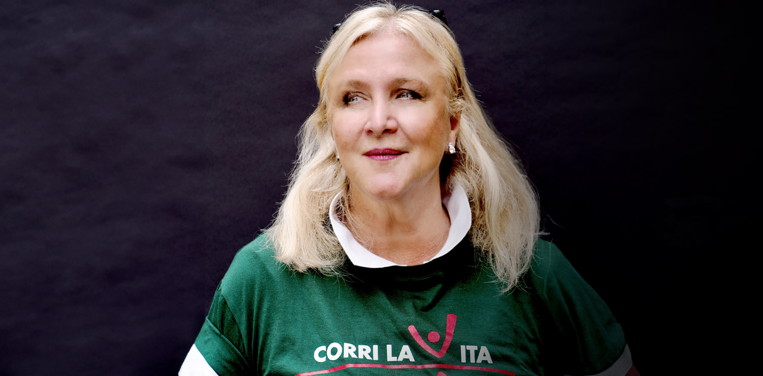 Eleonora Frescobaldi, president of Corri La Vita Onlus Association