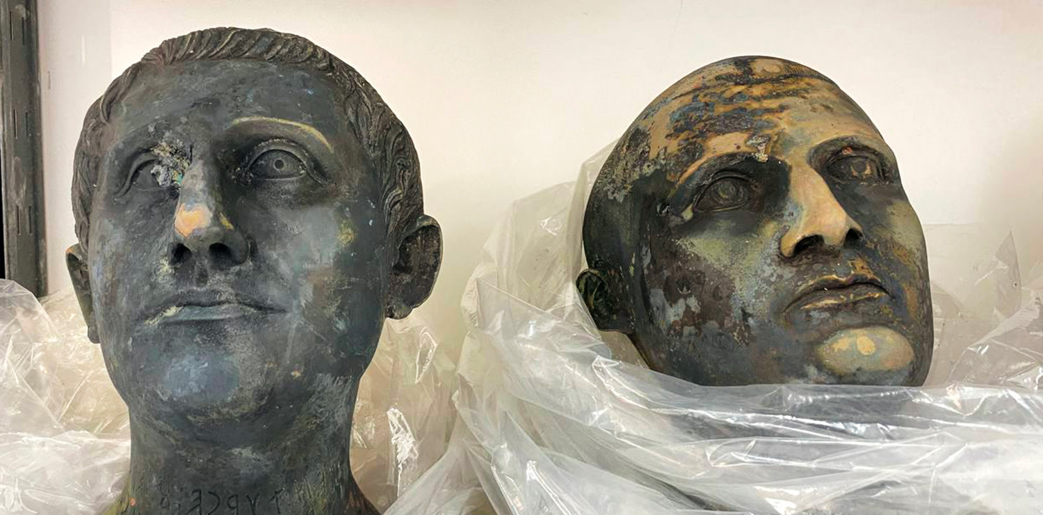 Bronze statues found in San Casciano dei Bagni