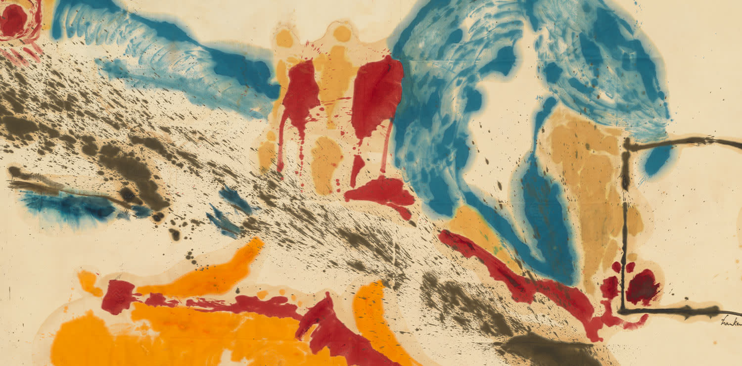 Helen Frankenthaler Alassio 1960 (© 2024 Helen Frankenthaler Foundation)