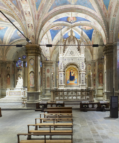 La chiesa di Orsanmichele con il tabernacolo dell’Orcagna (ph. Nicola Neri - Courtesy Musei del Bargello)