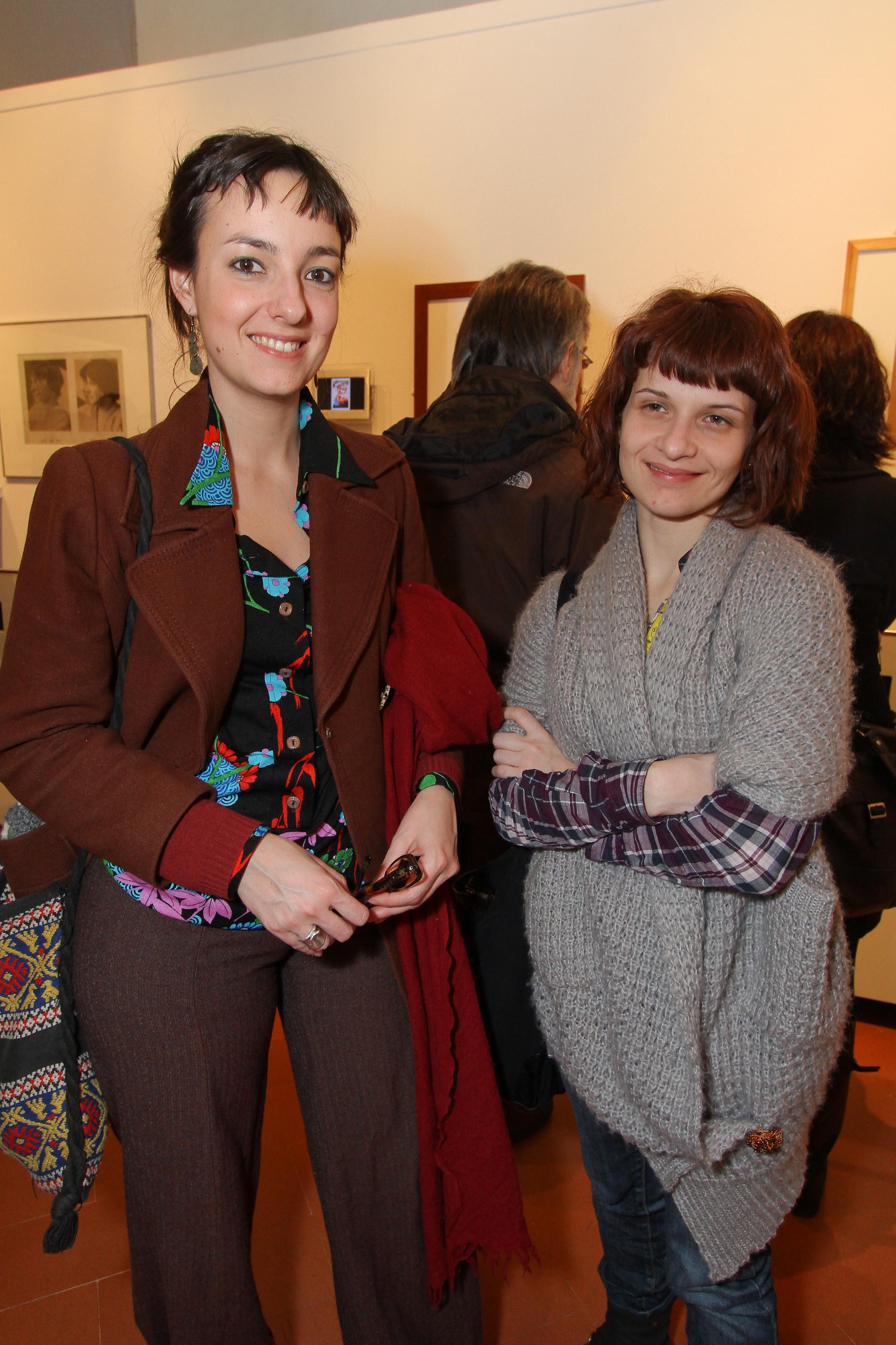 PRESSPHOTO Firenze, Museo Alinari, mostra fotografica Controverses. nella foto Valentina Capitini e Laura Ciomei