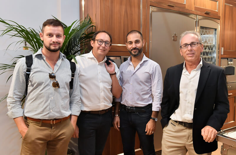 Paolo Foglizzo, Omar Awada, Alberto Caramello and Marco Paganessi